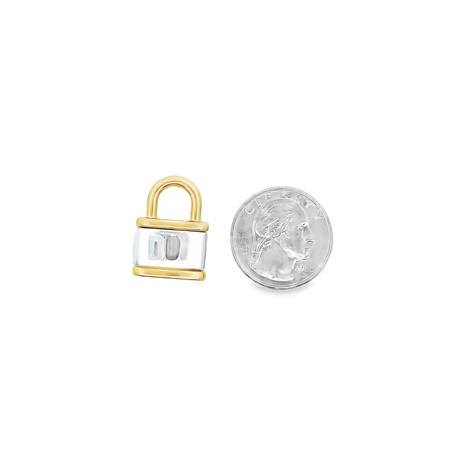 Clored Lock Pendant
