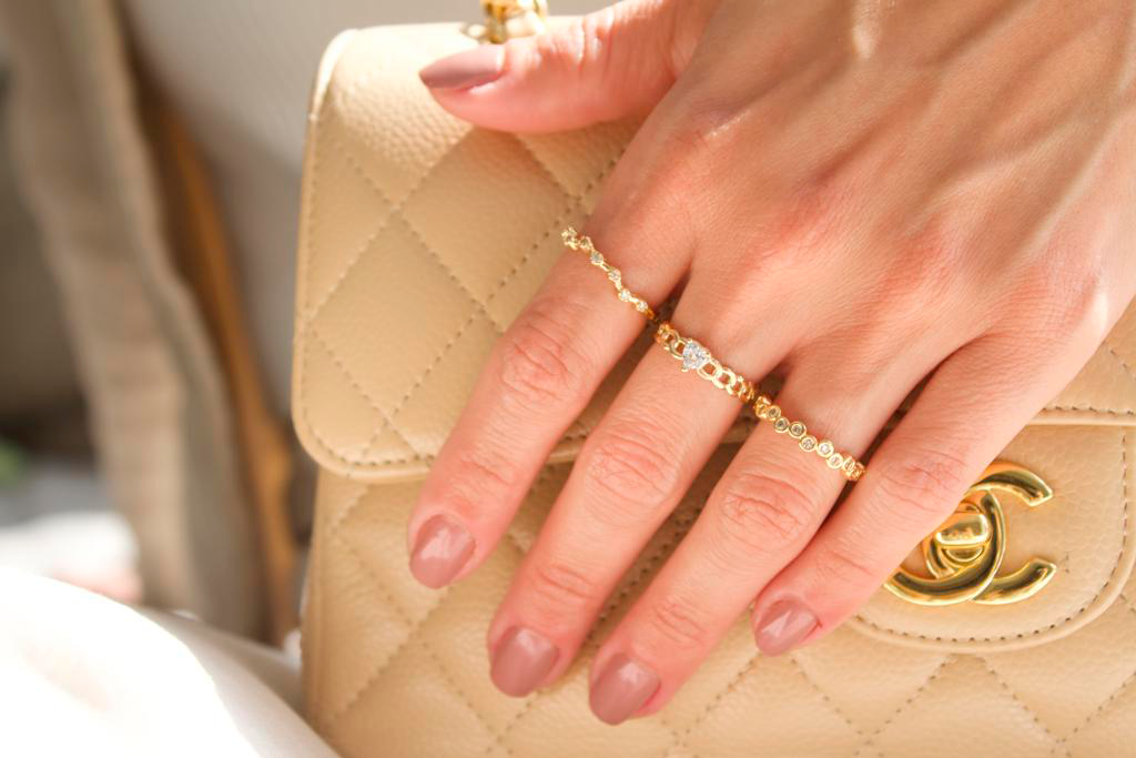 CZ Slim Ring