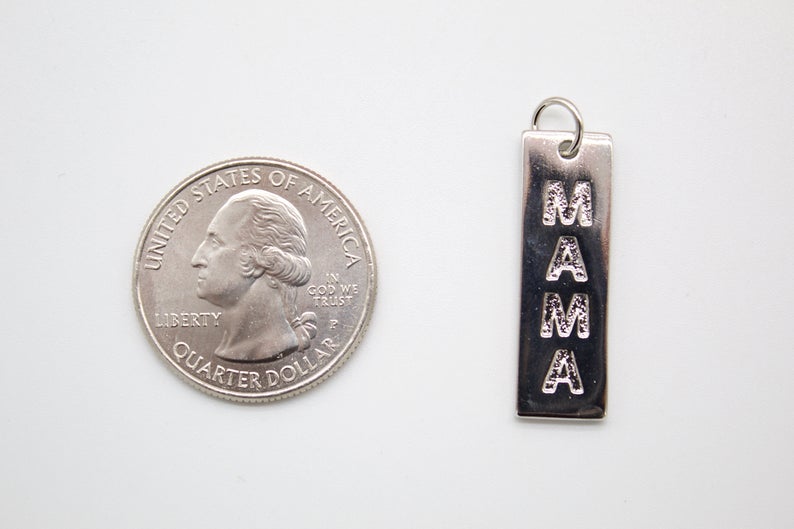 18K Gold Filled CLOSED MAMA Pendant