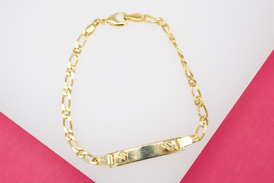 Gold Filled Small Bracelet With Screw Plate