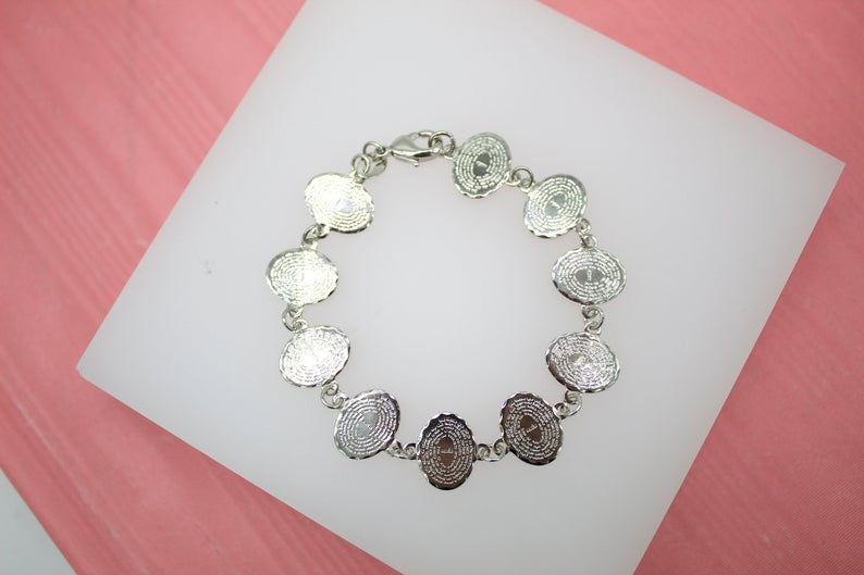18K Gold Filled Prayer Charms Bracelet