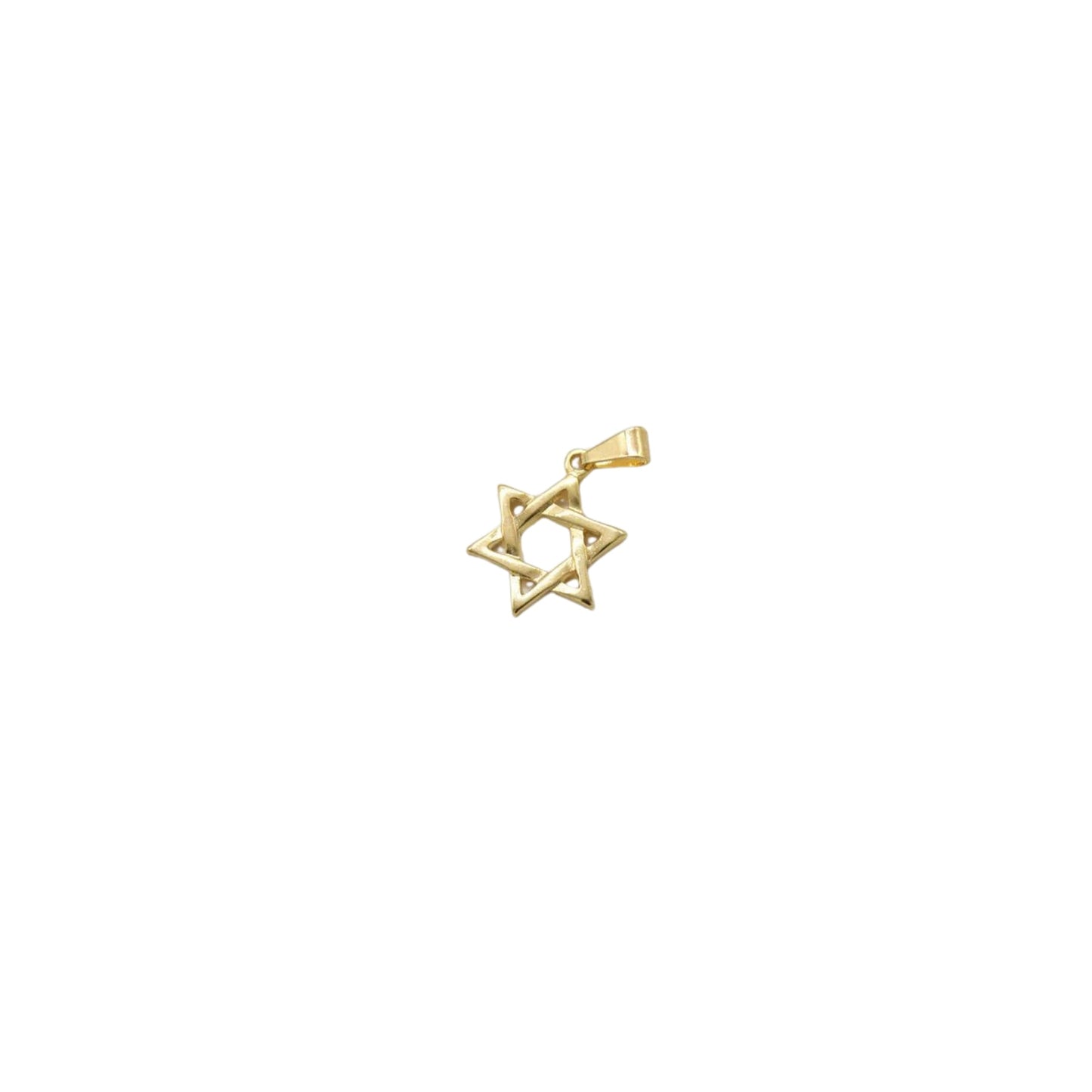18K Gold Filled Small Star of David Pendant