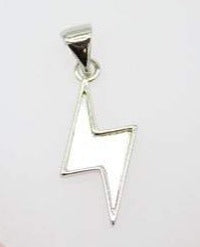 18K Gold Filled Mother Pearl Lightning Bolt Pendant