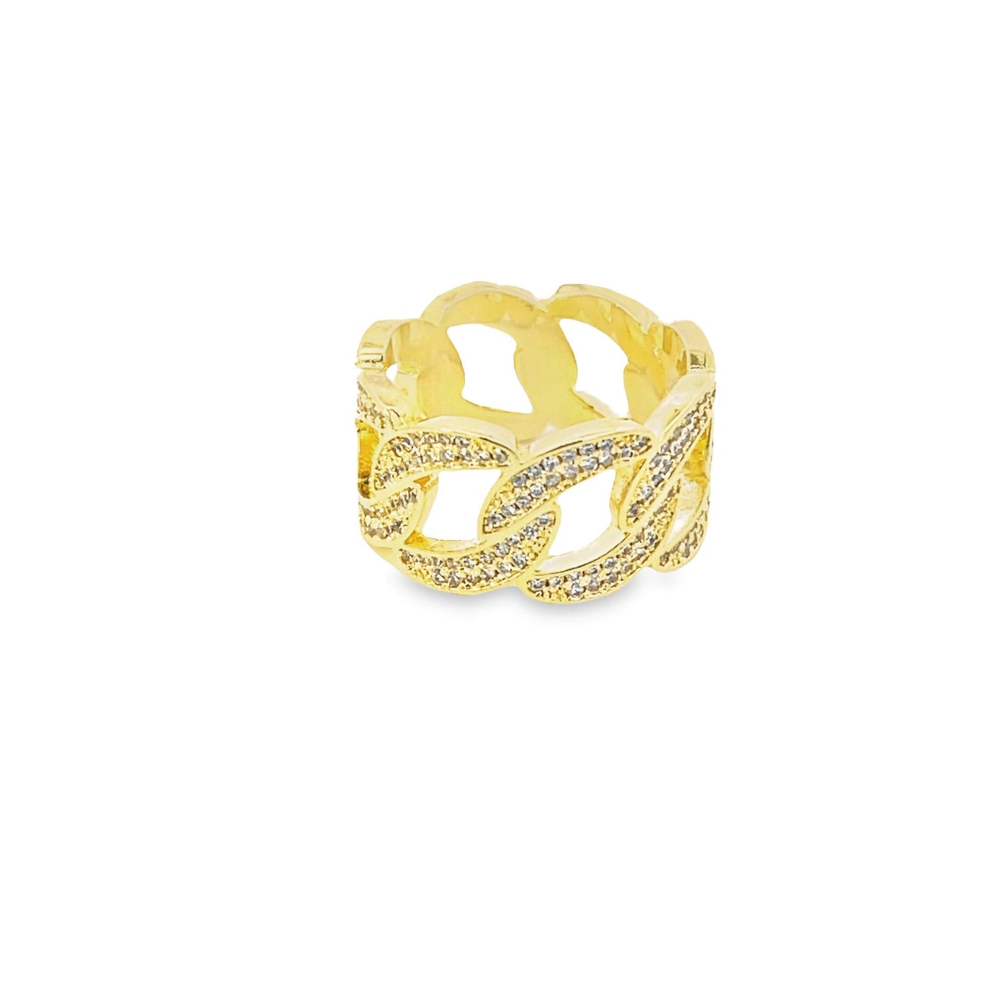 CZ Cuban Link Ring