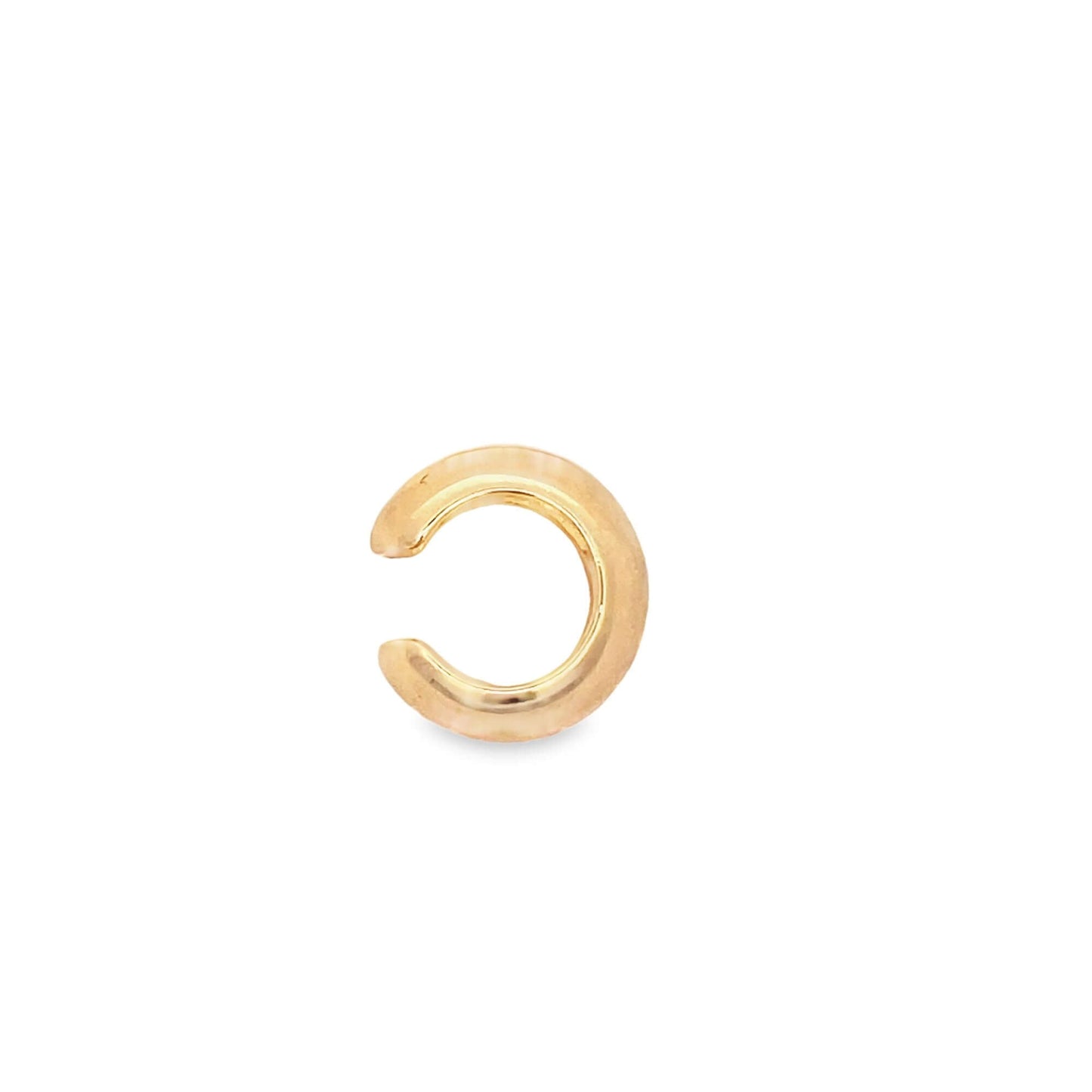 14mm Wide Solid Plain Round Ear Cuff