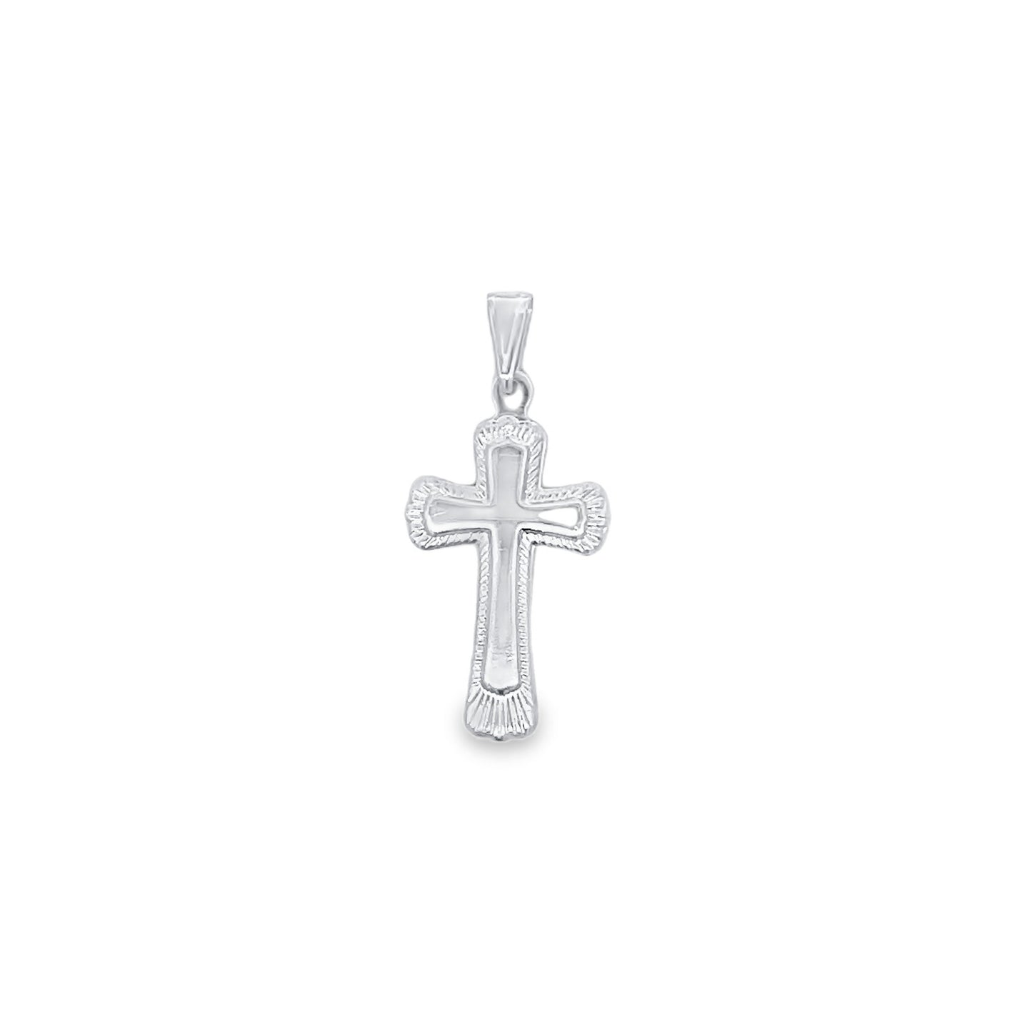 Cross With Texture Pendant