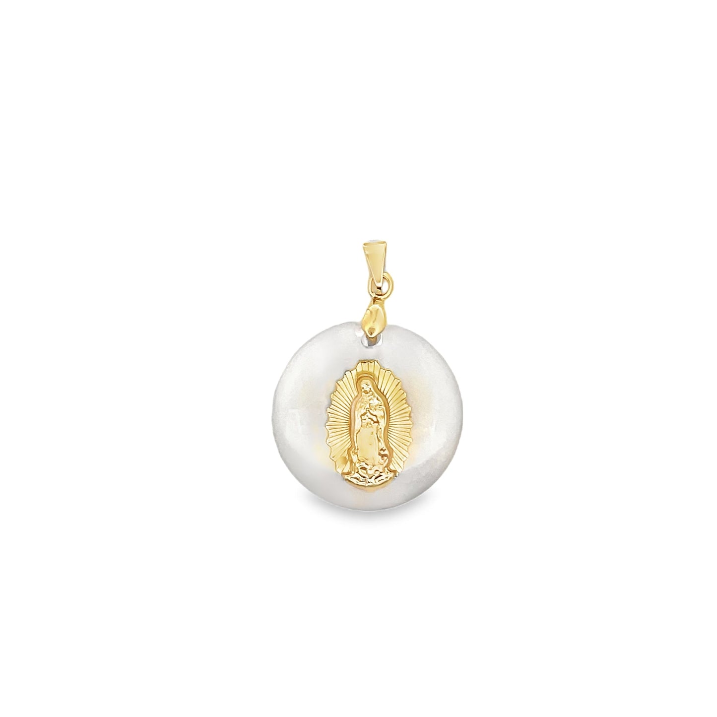 Saint Mary Madre Pearl Pendant