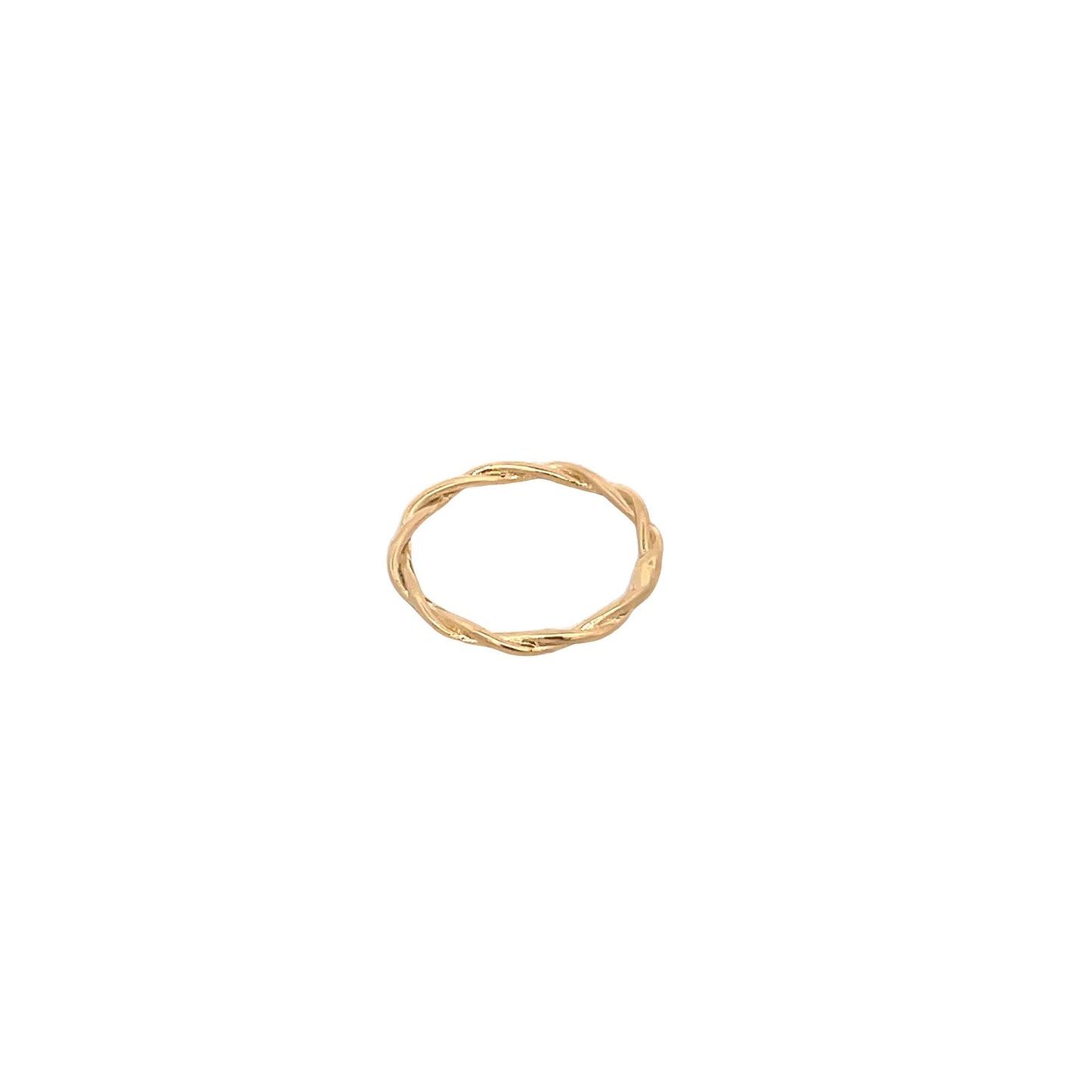 Minimalist Twisted Rope Ring