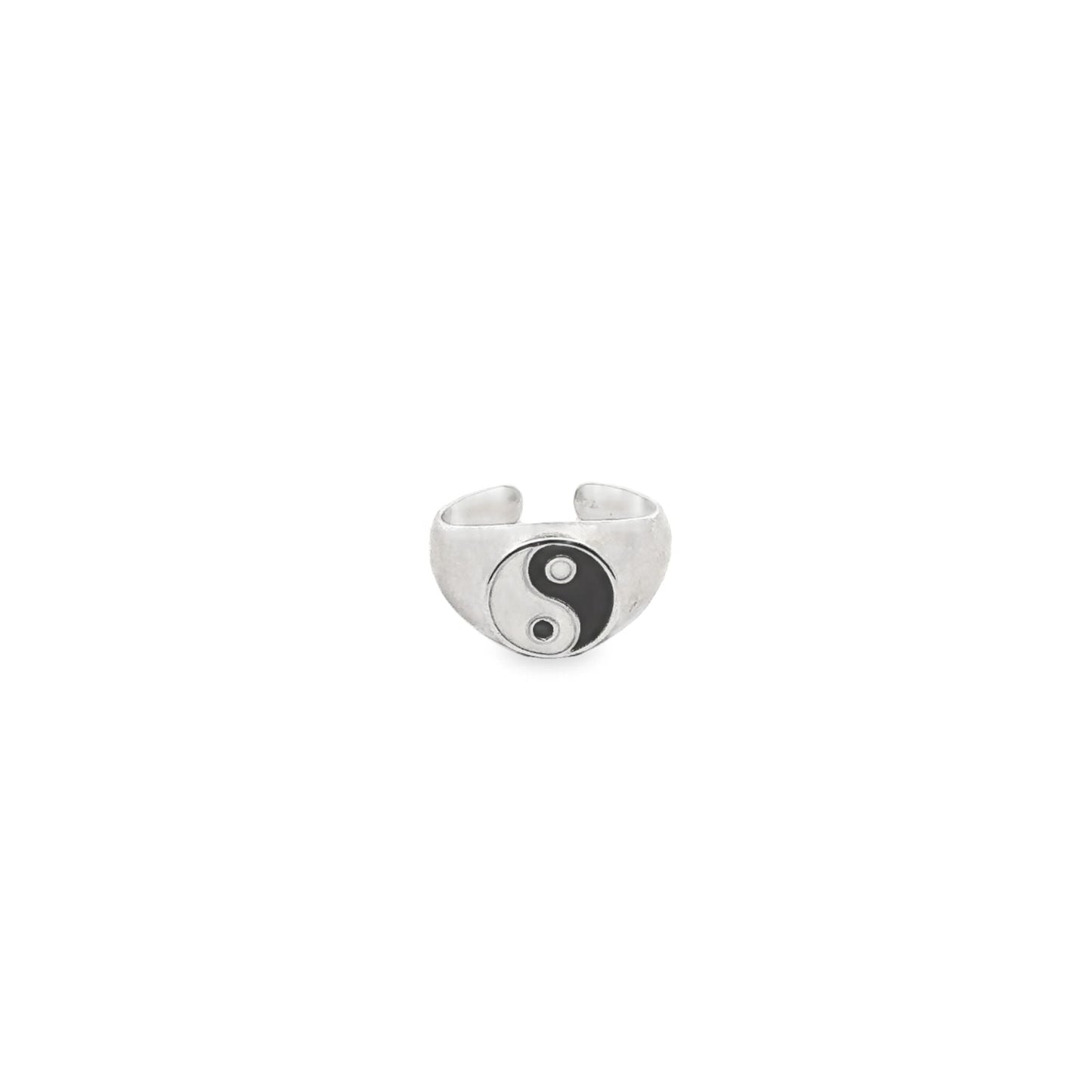 Ying Yang Enamel Ring