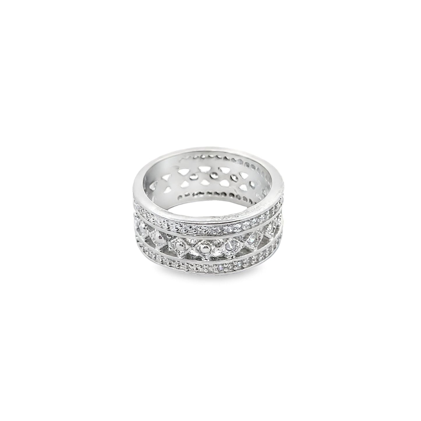 CZ Vintage-Style Ring
