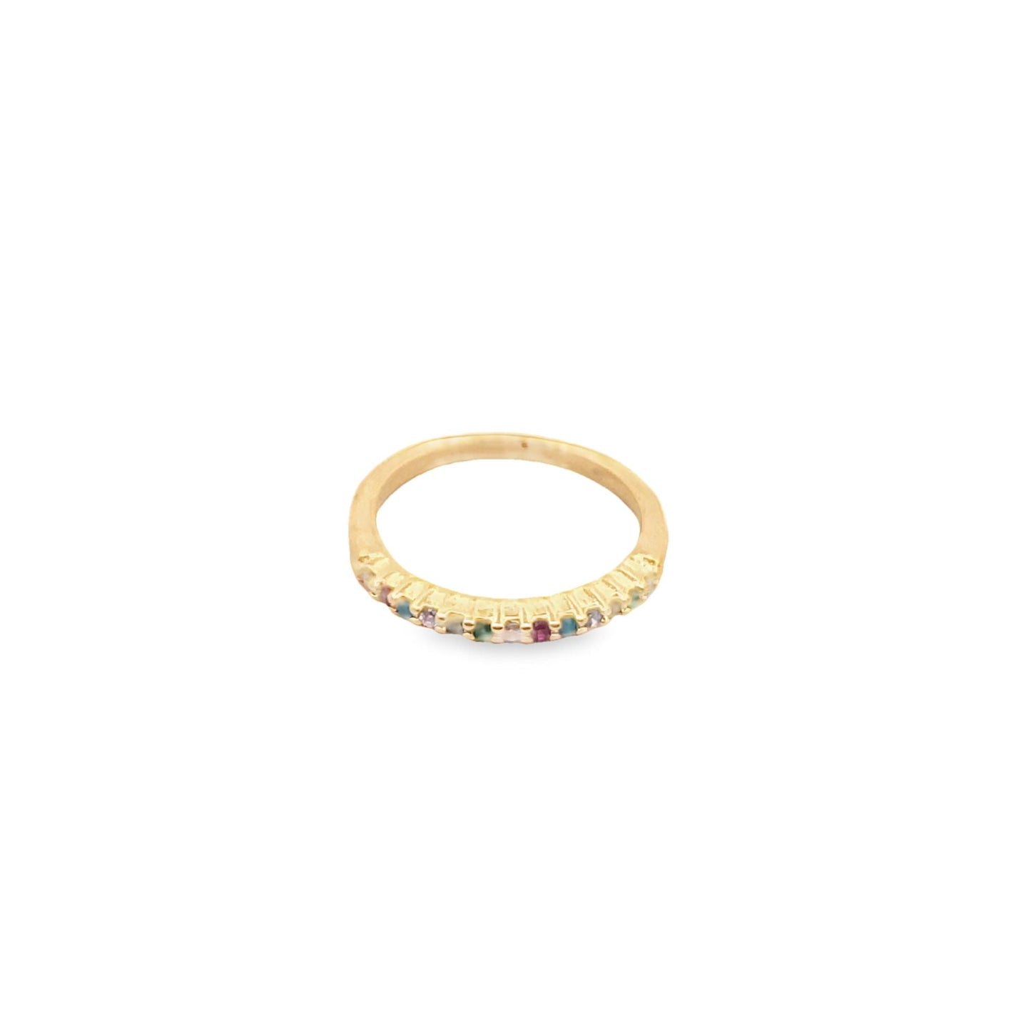 Slim Ring With CZ Stones