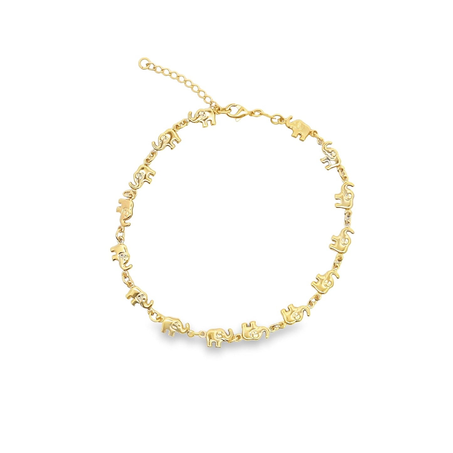 Elephant Charm Chain Bracelet