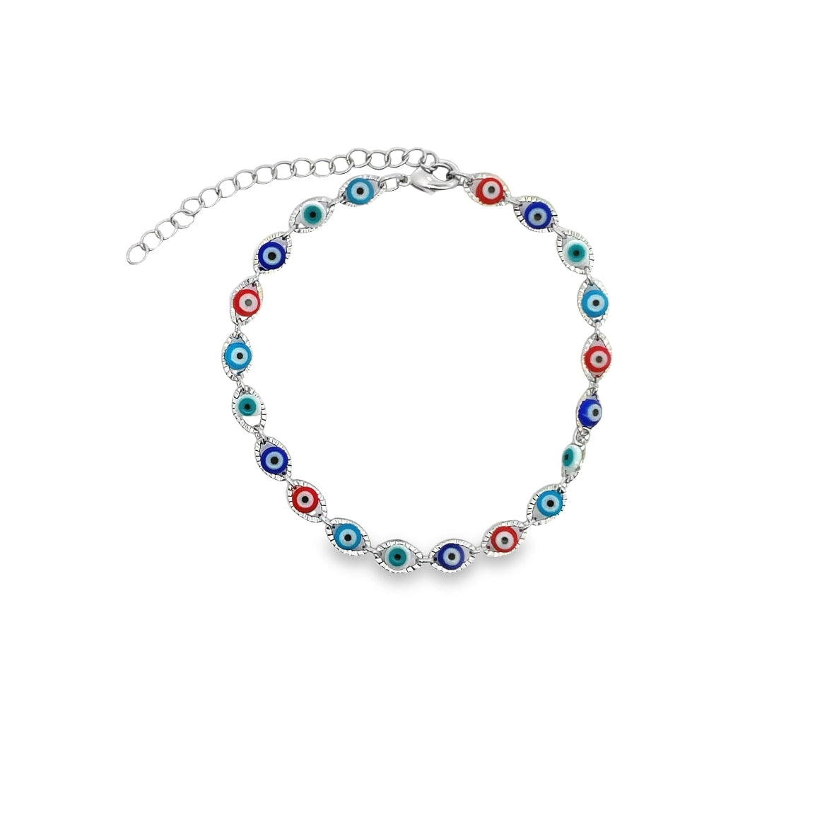 Multicolor Evil Eye Bracelet