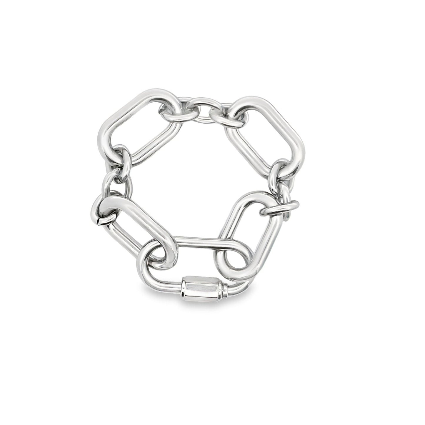Chunky Paperclip Link Bracelet