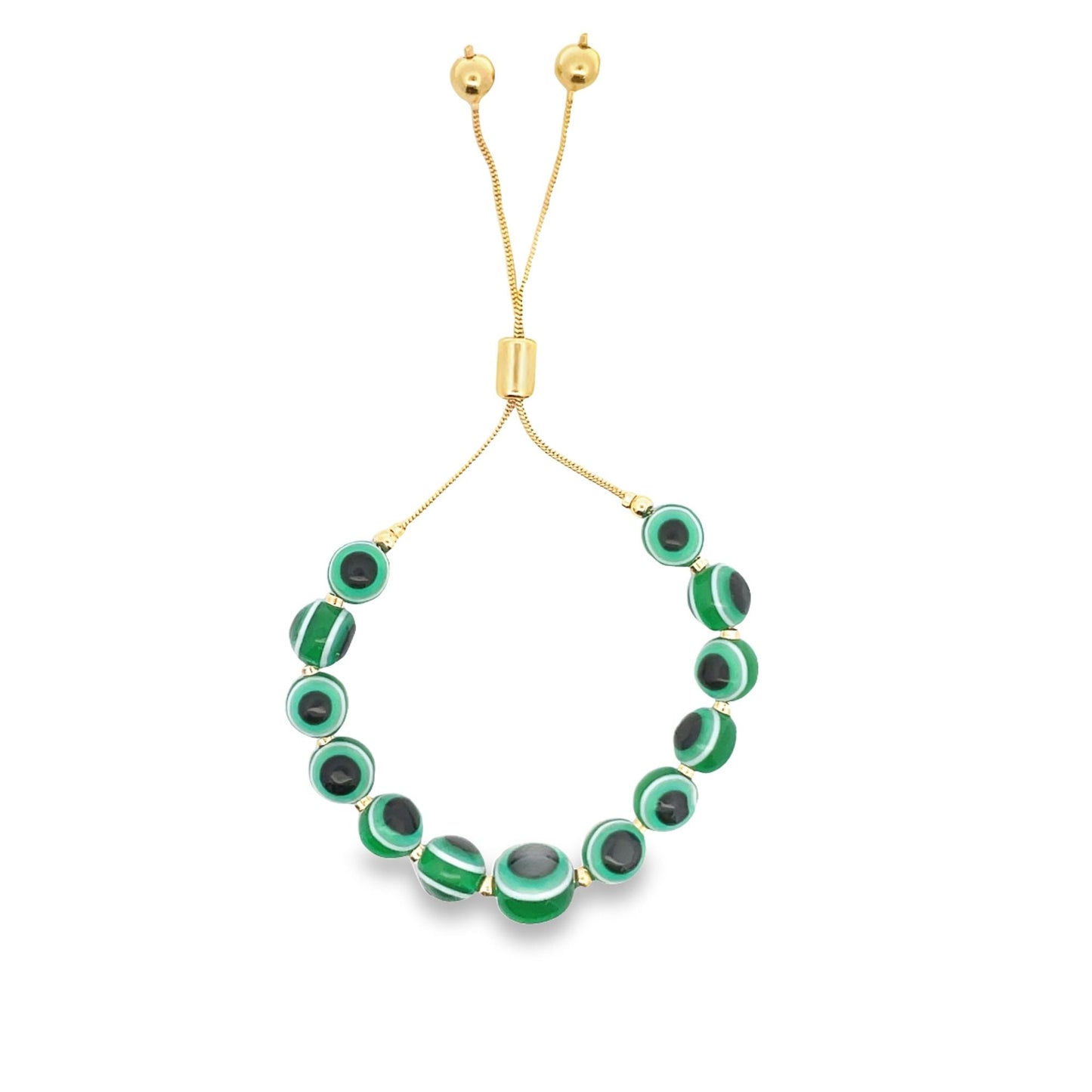 Green Evil Eye Bracelet