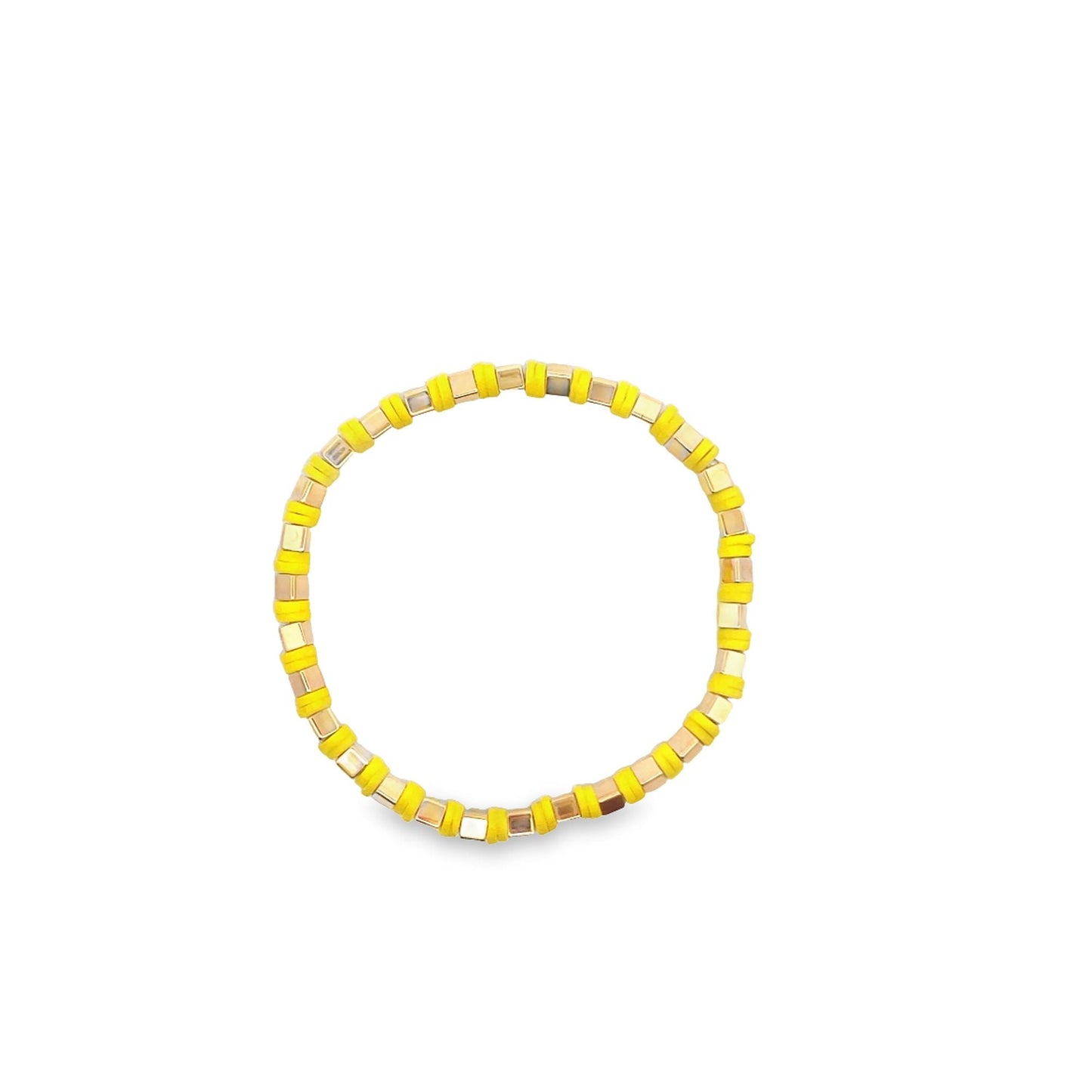 Colorful Polymer Beaded Bracelet