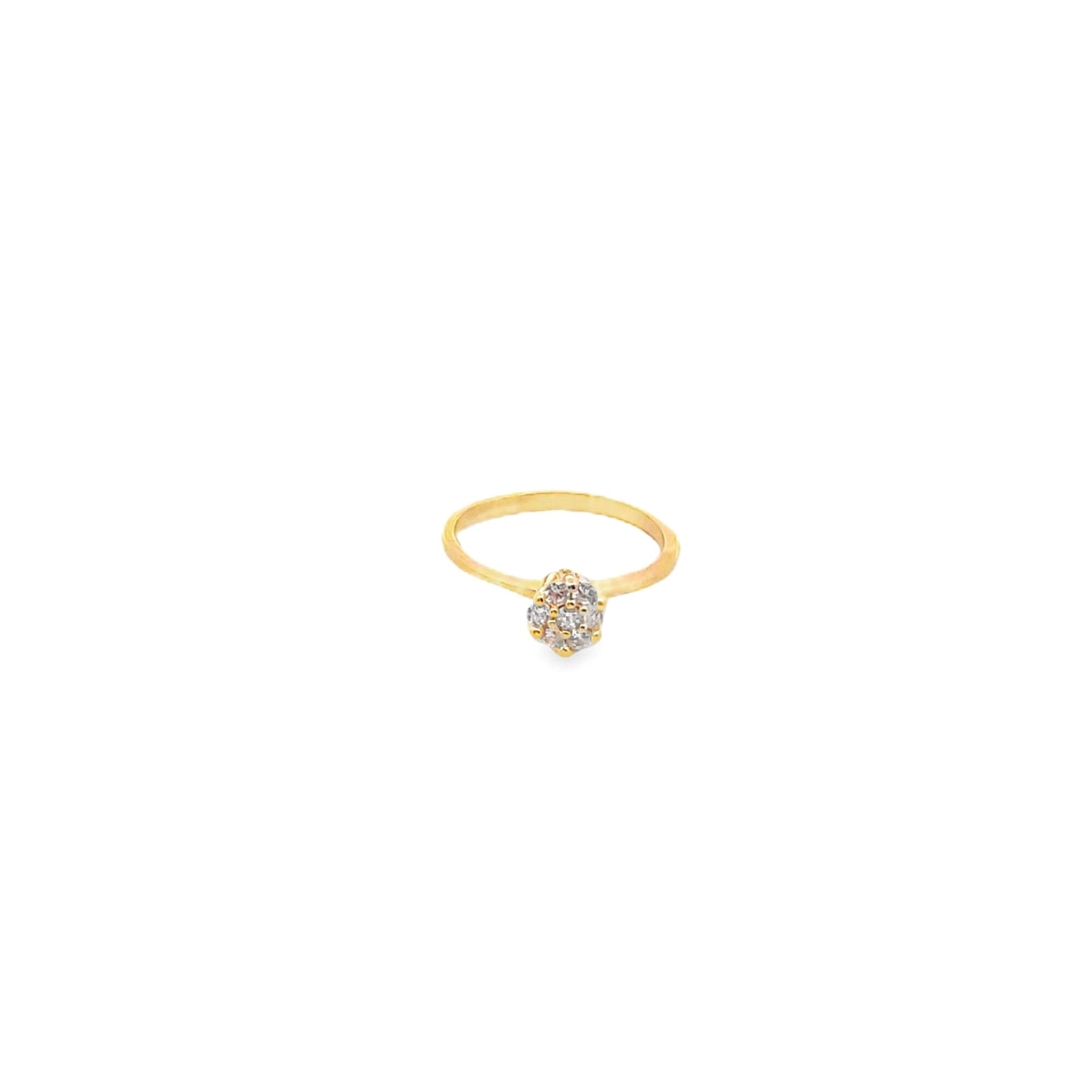 Minimalist Single CZ Stone Ring