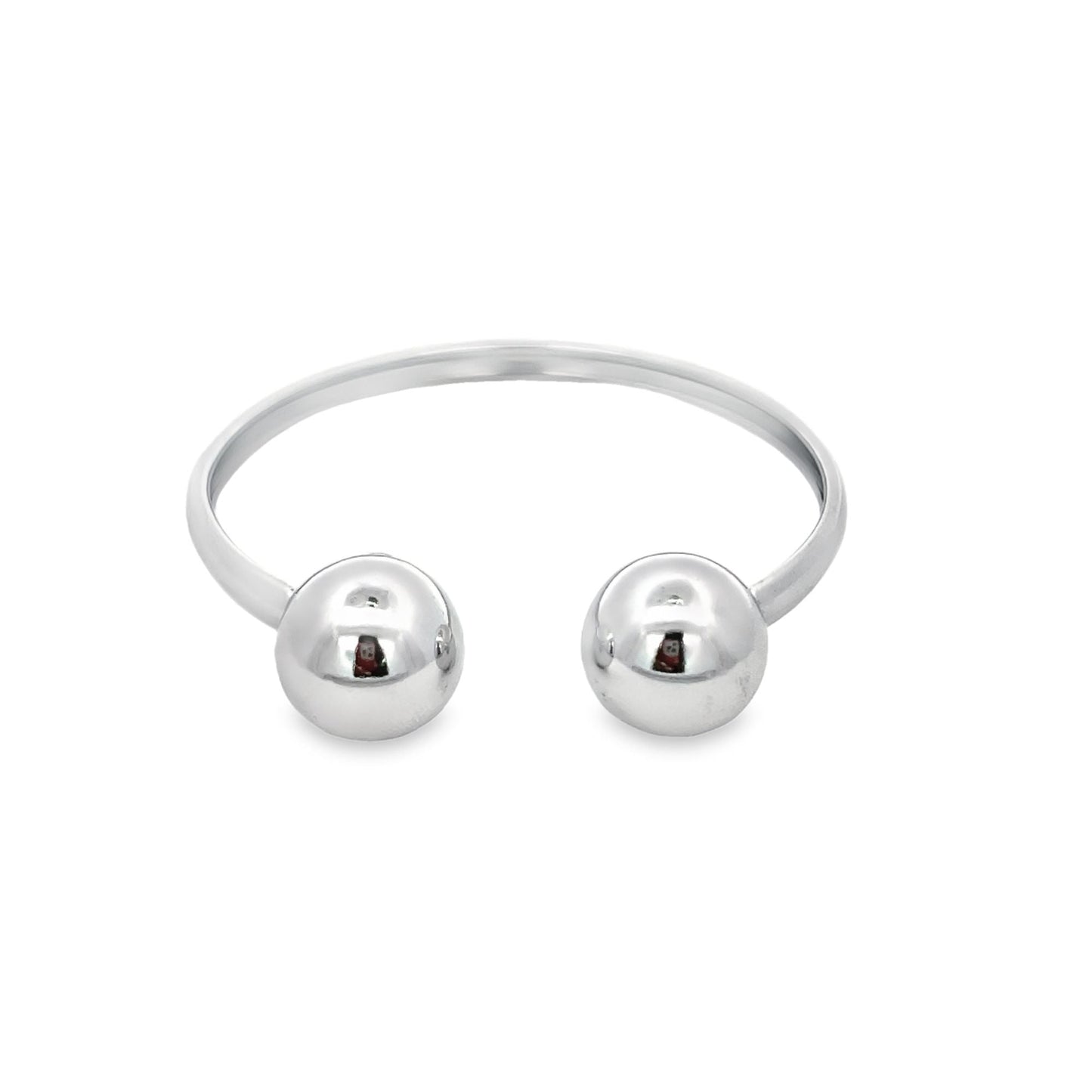 Classic Plain Ball Open Bangle