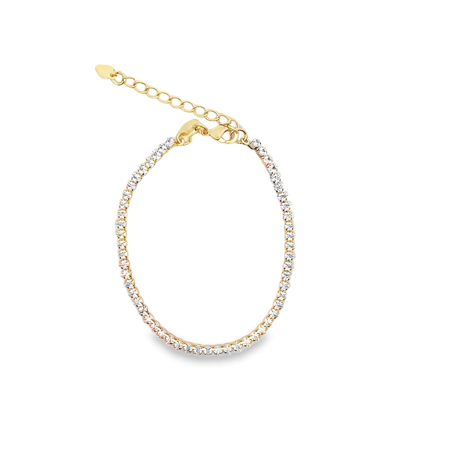 3mm Teardrop CZ Tennis Bracelet