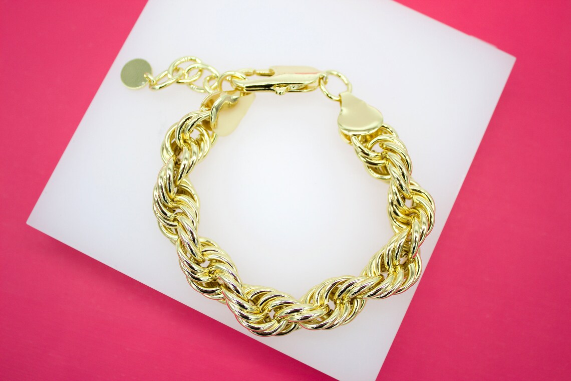 12mm Rope Chain Bracelet