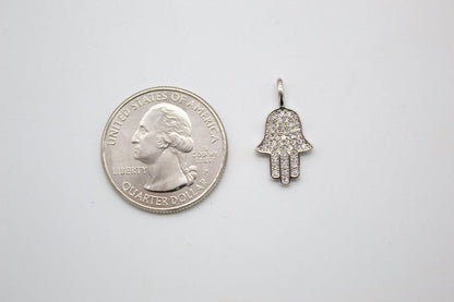 18K Gold Filled Hamsa Hand Pendant