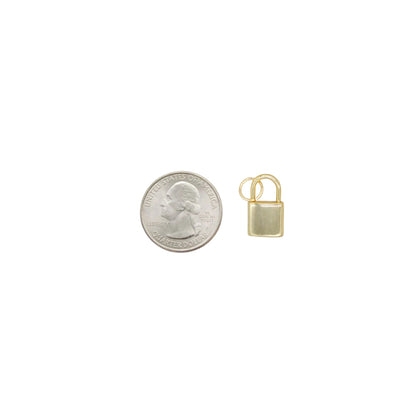 Tiny Padlock Pendant