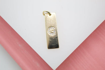 18K Gold Filled Name Initial