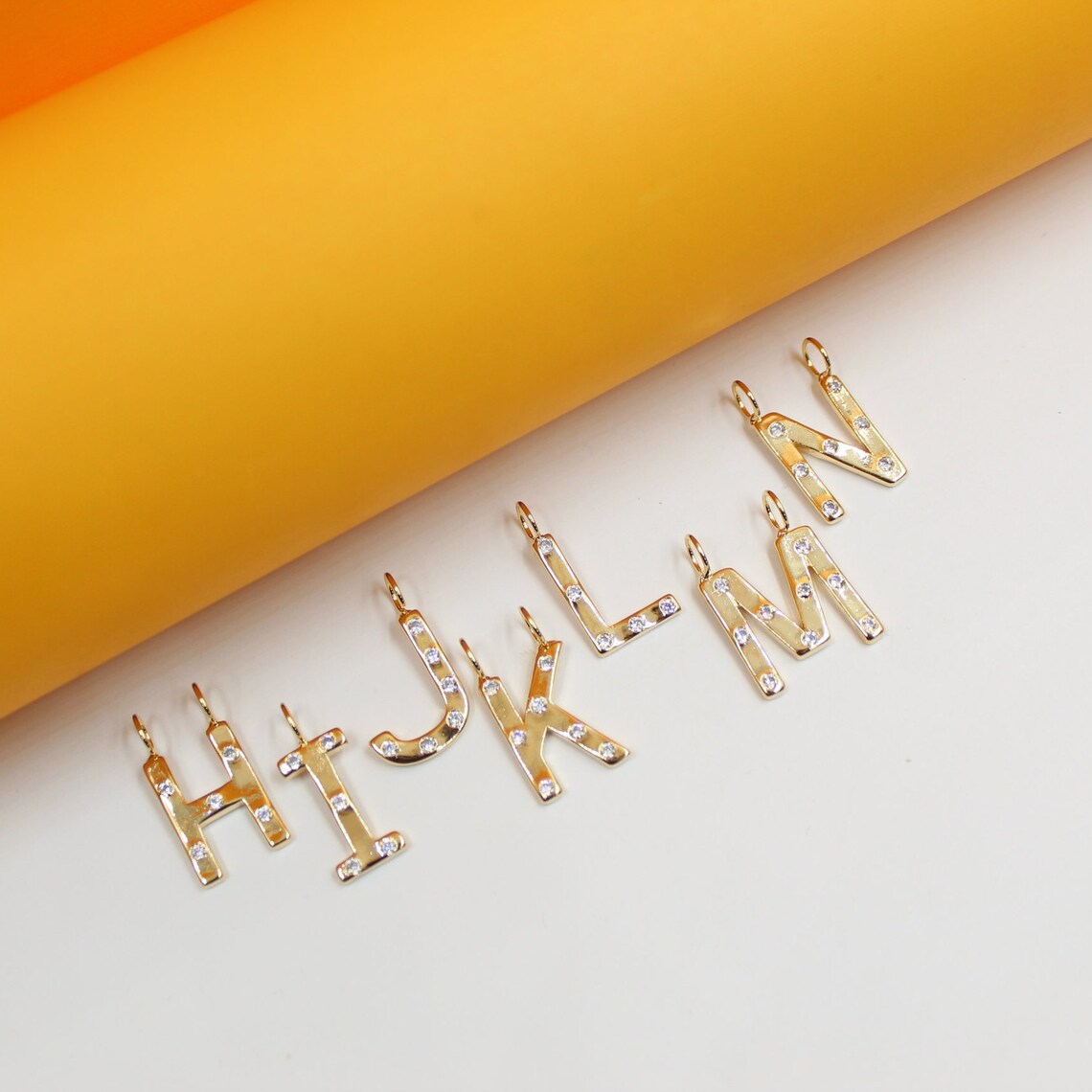18K Gold Filled Letter A-Z Letter Pendant