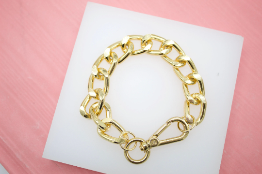 13mm Diamond-Cut Curb Cuban Link Bracelet Chain For Wholesale Jewelry Bracelets And Findings