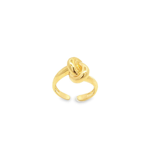 18K Gold Filled Thick Knot Ring