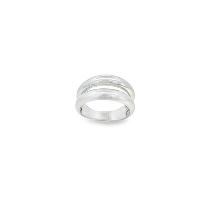 18K Gold Filled Thick Double Coil Ring