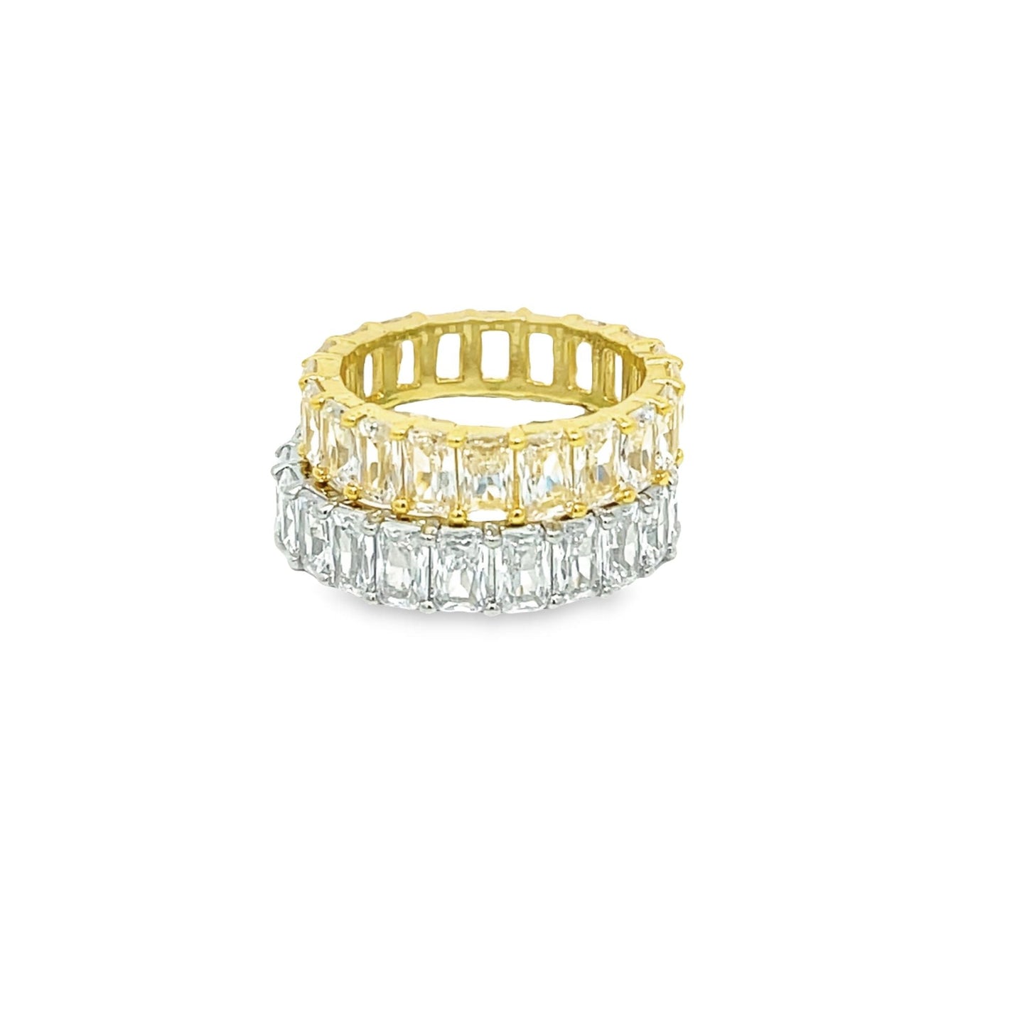Baguette CZ Stones Ring