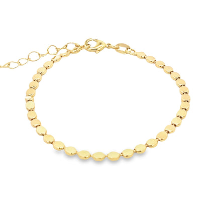 3mm Flat Ball Disc Bracelet