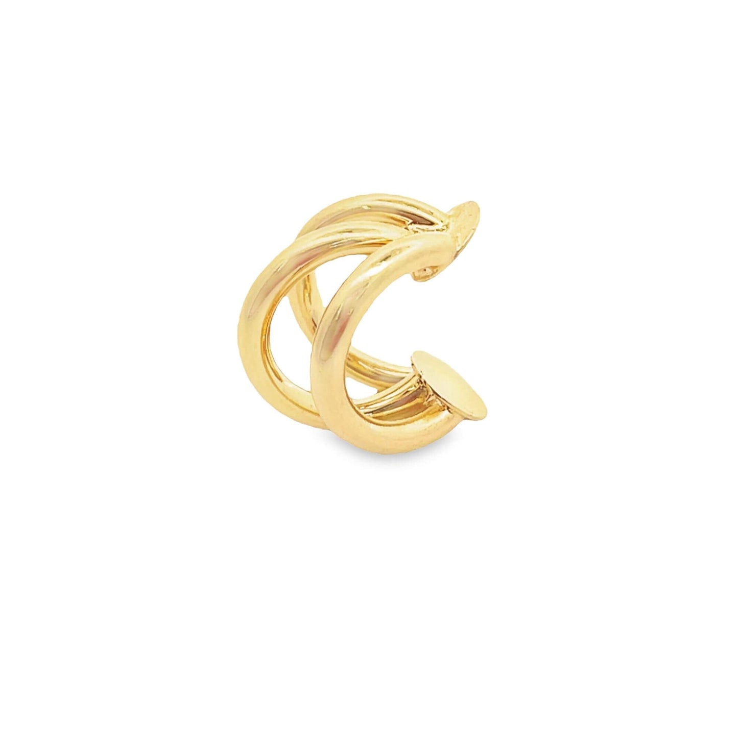 Triple Strand Plain Ear Cuff