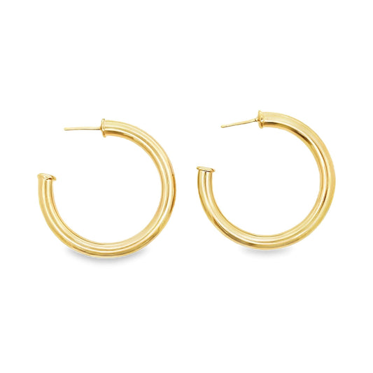 5mm Thin Open Hoop Earrings