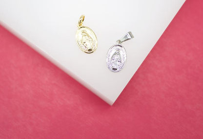 Gold Filled Milagrosa Miraculous Medal Pendant