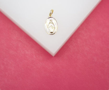 Gold Filled Milagrosa Miraculous Medal Pendant