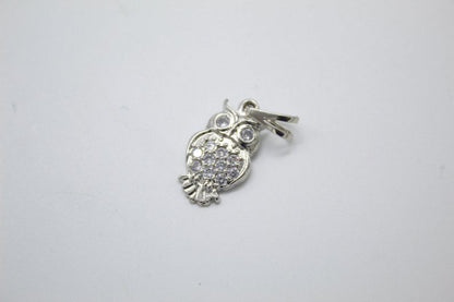 18K Gold Filled Owl Pendant
