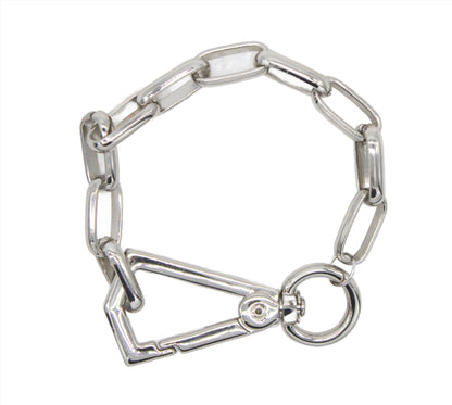 8.5mm Solid Paper Clip Bracelet