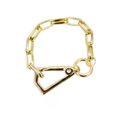 8.5mm Solid Paper Clip Bracelet