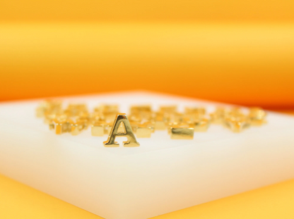 18K Gold Filled Letter A-Z Charm Pendant