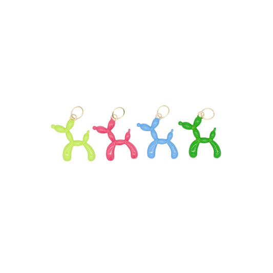 18k Gold Filled Enamel Dog Balloon Animal Pendant