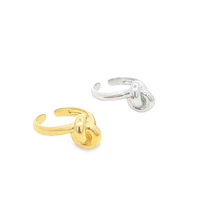 18K Gold Filled Thick Knot Ring