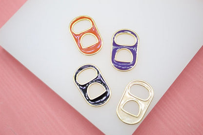 18K Gold Filled Soda Pull Tab Pendant