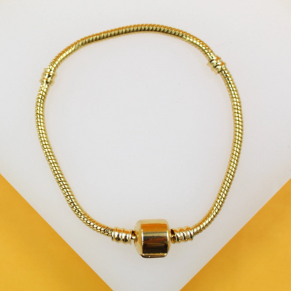 Snap Clasp Mouse Tail Bracelet