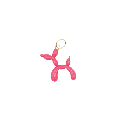 18k Gold Filled Enamel Dog Balloon Animal Pendant