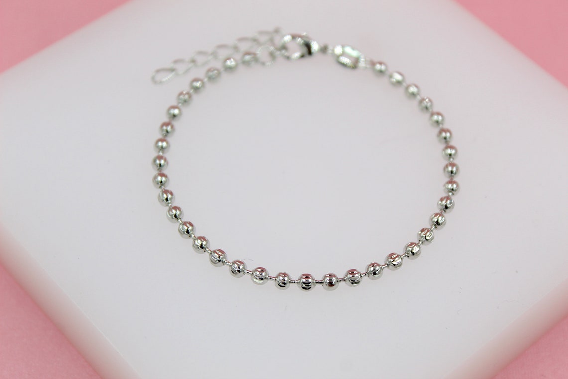 Textured Ball Chain Bracelet