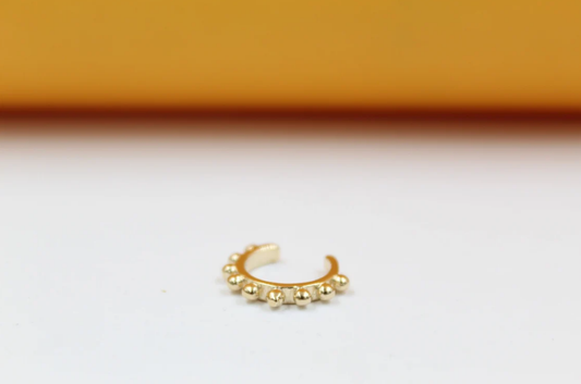 Beaded Solid Ear Cuffs