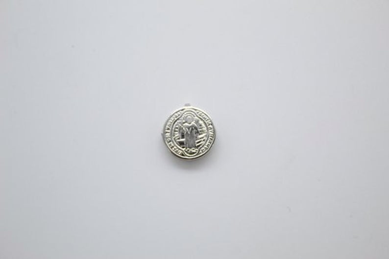 Gold Saint Benedict charm (A249)