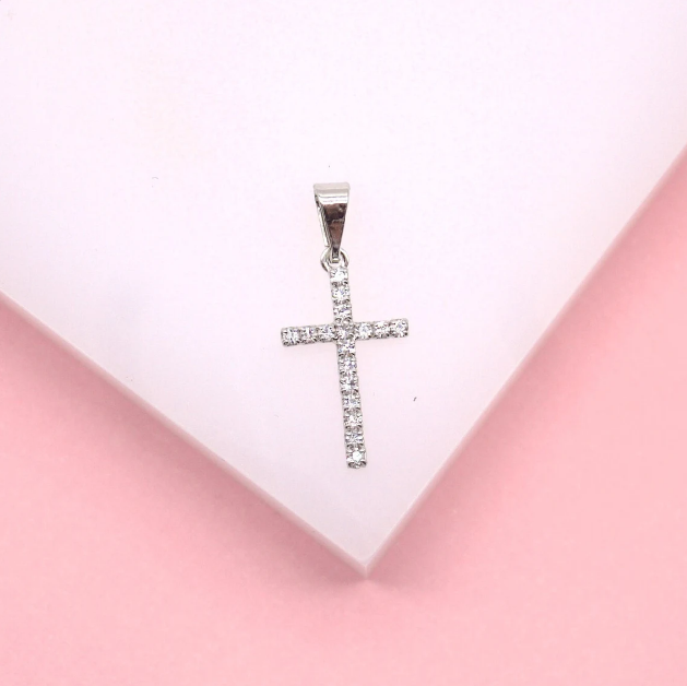 Gold Filled CZ Cross Pendant | Jesus Crucifix Pendant